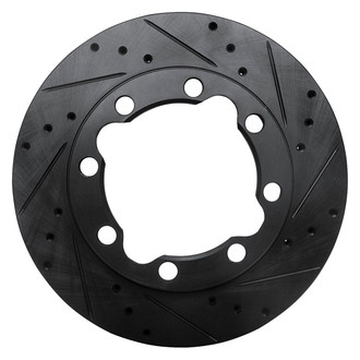 R1 Concepts® - eLINE™ Drilled and Slotted 1-Piece Front Passenger Side Brake Rotor