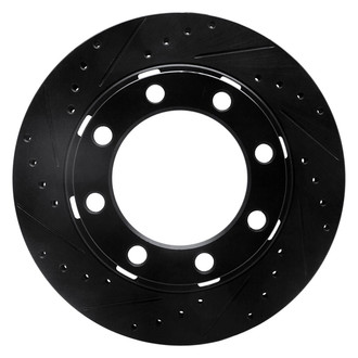R1 Concepts® - eLINE™ Drilled and Slotted 1-Piece Front Driver Side Brake Rotor