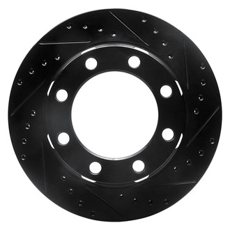 R1 Concepts® - eLINE™ Drilled and Slotted 1-Piece Front Passenger Side Brake Rotor