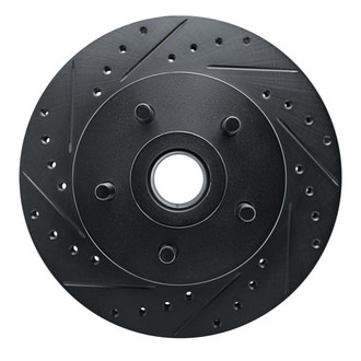 R1 Concepts® - eLINE™ Drilled and Slotted 1-Piece Front Driver Side Brake Rotor