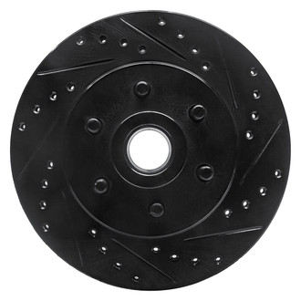 R1 Concepts® - eLINE™ Drilled and Slotted 1-Piece Front Passenger Side Brake Rotor
