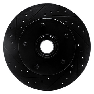 R1 Concepts® - eLINE™ Drilled and Slotted 1-Piece Front Driver Side Brake Rotor
