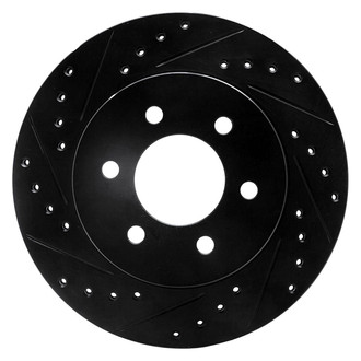 R1 Concepts® - eLINE™ Drilled and Slotted 1-Piece Front Brake Rotor