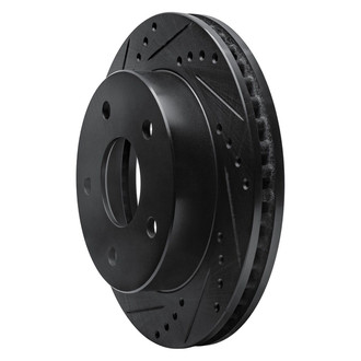 R1 Concepts® - eLINE™ Drilled and Slotted 1-Piece Front Driver Side Brake Rotor