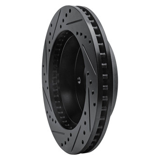 R1 Concepts® - eLINE™ Drilled and Slotted 1-Piece Front Passenger Side Brake Rotor