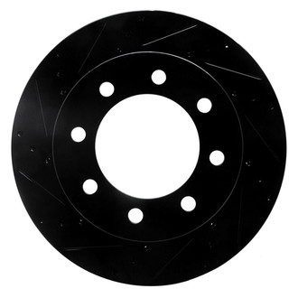 R1 Concepts® - eLINE™ Drilled and Slotted 1-Piece Front Driver Side Brake Rotor