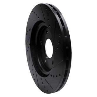 R1 Concepts® - eLINE™ Drilled and Slotted 1-Piece Front Driver Side Brake Rotor