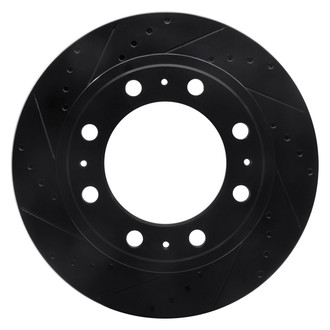 R1 Concepts® - eLINE™ Drilled and Slotted 1-Piece Rear Driver Side Brake Rotor