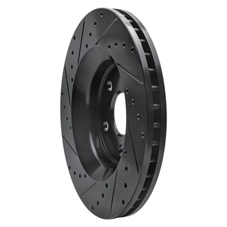 R1 Concepts® - eLINE™ Drilled and Slotted 1-Piece Front Passenger Side Brake Rotor