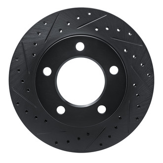 R1 Concepts® - eLINE™ Drilled and Slotted 1-Piece Front Driver Side Brake Rotor
