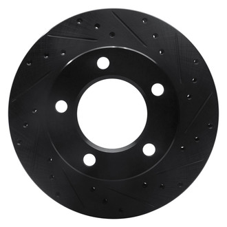 R1 Concepts® - eLINE™ Drilled and Slotted 1-Piece Front Passenger Side Brake Rotor