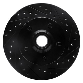R1 Concepts® - eLINE™ Drilled and Slotted 1-Piece Front Passenger Side Brake Rotor
