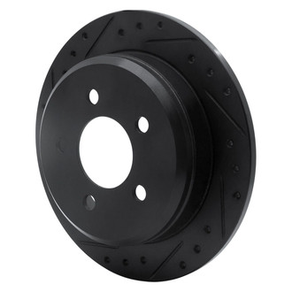 R1 Concepts® - eLINE™ Drilled and Slotted 1-Piece Rear Driver Side Brake Rotor