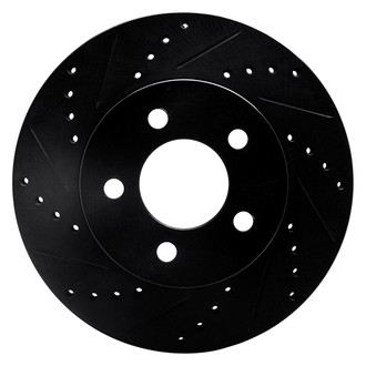 R1 Concepts® - eLINE™ Drilled and Slotted 1-Piece Front Driver Side Brake Rotor