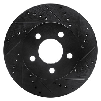R1 Concepts® - eLINE™ Drilled and Slotted 1-Piece Front Passenger Side Brake Rotor