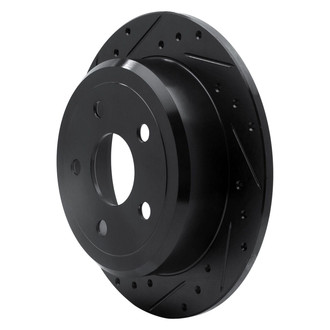 R1 Concepts® - eLINE™ Drilled and Slotted 1-Piece Rear Driver Side Brake Rotor