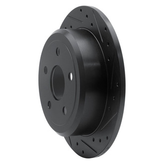 R1 Concepts® - eLINE™ Drilled and Slotted 1-Piece Rear Passenger Side Brake Rotor