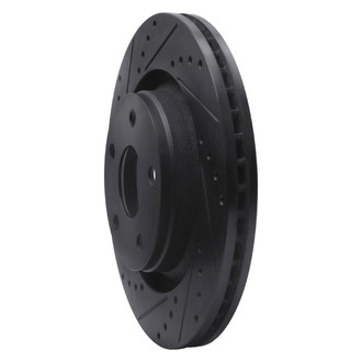 R1 Concepts® - eLINE™ Drilled and Slotted 1-Piece Front Driver Side Brake Rotor