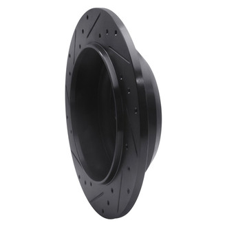 R1 Concepts® - eLINE™ Drilled and Slotted 1-Piece Rear Passenger Side Brake Rotor