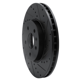 R1 Concepts® - eLINE™ Drilled and Slotted 1-Piece Front Passenger Side Brake Rotor