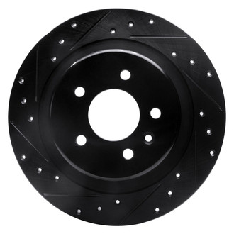R1 Concepts® - eLINE™ Drilled and Slotted 1-Piece Brake Rotor