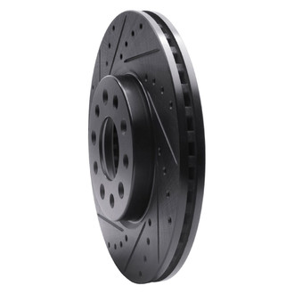R1 Concepts® - eLINE™ Drilled and Slotted 1-Piece Front Driver Side Brake Rotor
