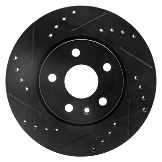 R1 Concepts® - eLINE™ Drilled and Slotted 1-Piece Front Driver Side Brake Rotor