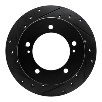 R1 Concepts® - eLINE™ Drilled and Slotted 1-Piece Front Driver Side Brake Rotor