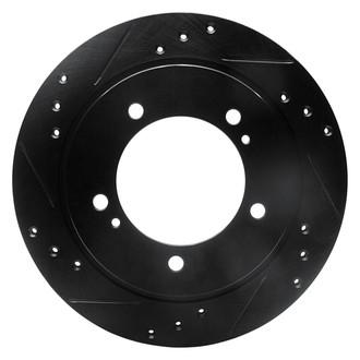 R1 Concepts® - eLINE™ Drilled and Slotted 1-Piece Front Brake Rotor