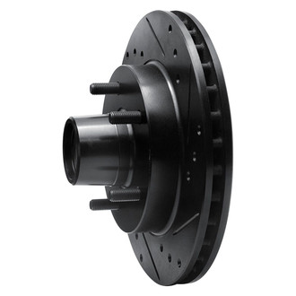R1 Concepts® - eLINE™ Drilled and Slotted 1-Piece Front Passenger Side Brake Rotor