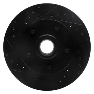R1 Concepts® - eLINE™ Drilled and Slotted 1-Piece Front Driver Side Brake Rotor