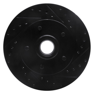 R1 Concepts® - eLINE™ Drilled and Slotted 1-Piece Front Passenger Side Brake Rotor