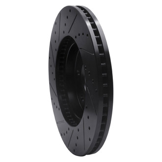 R1 Concepts® - eLINE™ Drilled and Slotted 1-Piece Front Passenger Side Brake Rotor