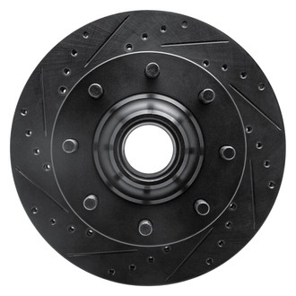 R1 Concepts® - eLINE™ Drilled and Slotted 1-Piece Front Driver Side Brake Rotor