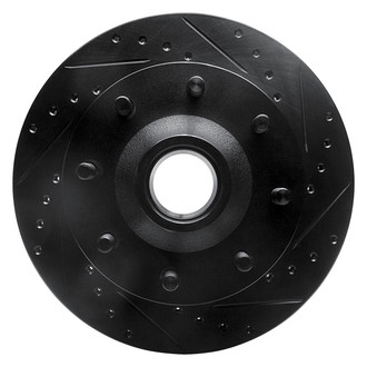 R1 Concepts® - eLINE™ Drilled and Slotted 1-Piece Front Passenger Side Brake Rotor