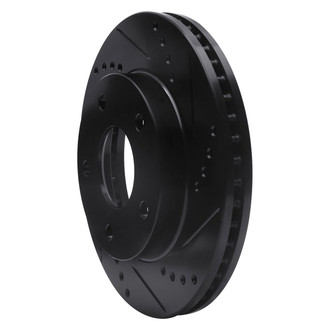 R1 Concepts® - eLINE™ Drilled and Slotted 1-Piece Front Passenger Side Brake Rotor