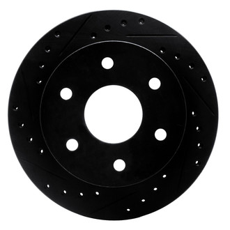 R1 Concepts® - eLINE™ Drilled and Slotted 1-Piece Front Brake Rotor