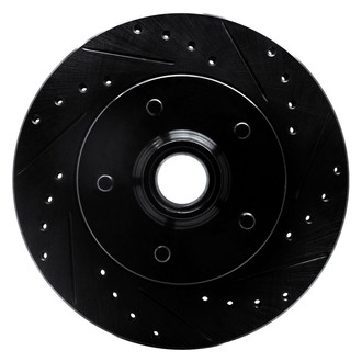 R1 Concepts® - eLINE™ Drilled and Slotted 1-Piece Front Passenger Side Brake Rotor