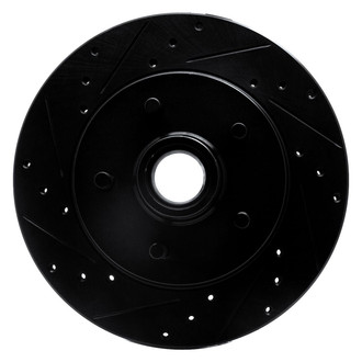 R1 Concepts® - eLINE™ Drilled and Slotted 1-Piece Front Driver Side Brake Rotor