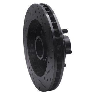 R1 Concepts® - eLINE™ Drilled and Slotted 1-Piece Front Driver Side Brake Rotor