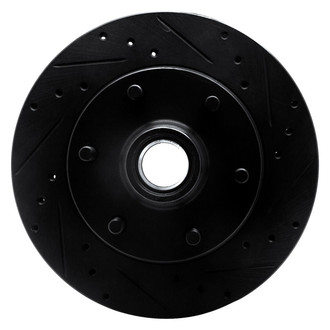 R1 Concepts® - eLINE™ Drilled and Slotted 1-Piece Front Passenger Side Brake Rotor