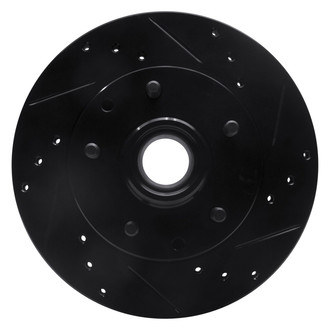R1 Concepts® - eLINE™ Drilled and Slotted 1-Piece Front Passenger Side Brake Rotor