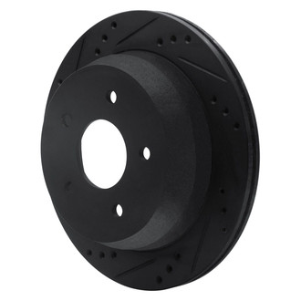 R1 Concepts® - eLINE™ Drilled and Slotted 1-Piece Rear Driver Side Brake Rotor