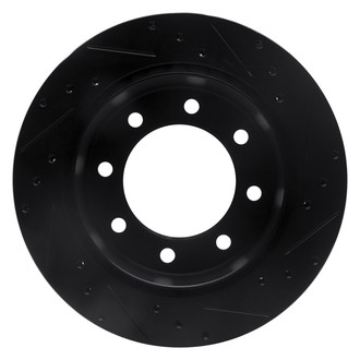 R1 Concepts® - eLINE™ Drilled and Slotted 1-Piece Rear Driver Side Brake Rotor