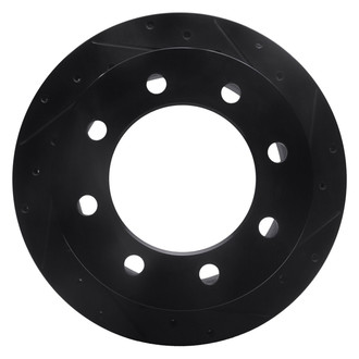 R1 Concepts® - eLINE™ Drilled and Slotted 1-Piece Rear Passenger Side Brake Rotor