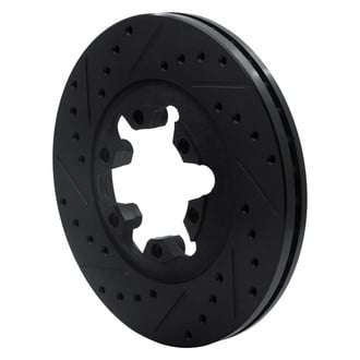 R1 Concepts® - eLINE™ Drilled and Slotted 1-Piece Front Driver Side Brake Rotor