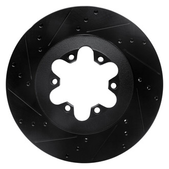 R1 Concepts® - eLINE™ Drilled and Slotted 1-Piece Front Brake Rotor