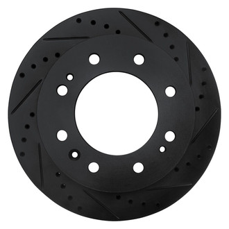 R1 Concepts® - eLINE™ Drilled and Slotted 1-Piece Front Passenger Side Brake Rotor