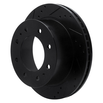 R1 Concepts® - eLINE™ Drilled and Slotted 1-Piece Rear Driver Side Brake Rotor