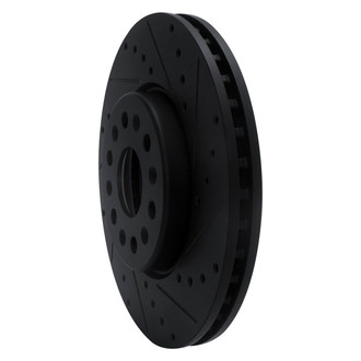 R1 Concepts® - eLINE™ Drilled and Slotted 1-Piece Front Passenger Side Brake Rotor
